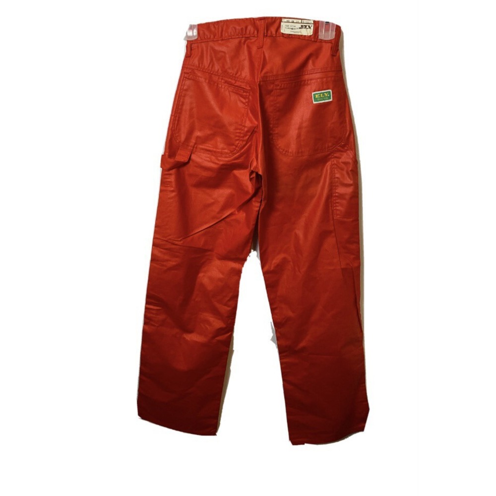 ELY women's Vintage Deadstock Flare Pants Red Painters Sz 28 NEW